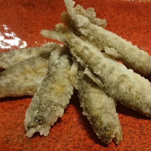 Deep-fried amego (made in Niyodogawa)
