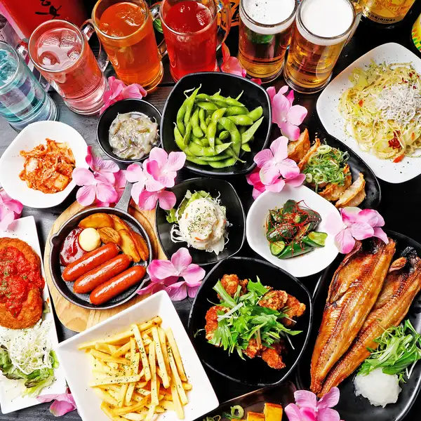 飲み会が盛り上がる!150種類×食べ飲み放題◎