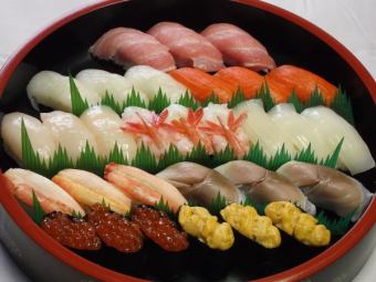 出前用特別感謝トロ入り上握り3人前