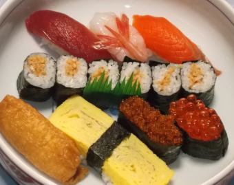 お子様寿司 出前価格1480円。 店内価格1680円