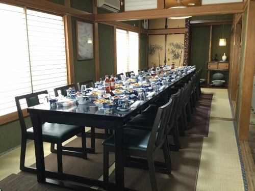 20名収容可能の宴会