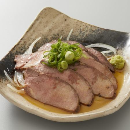 【低温調理】牛タン　わさびごま油