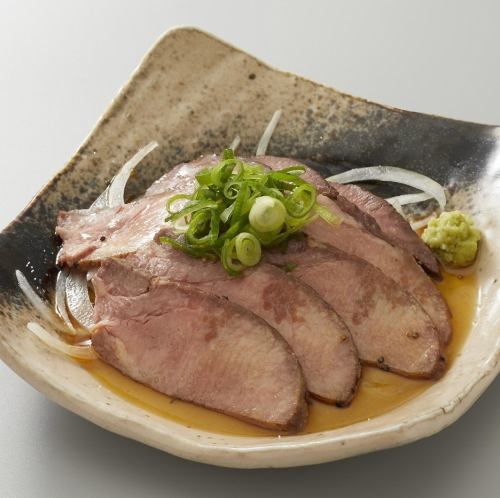 【低温調理】牛タン　わさびごま油
