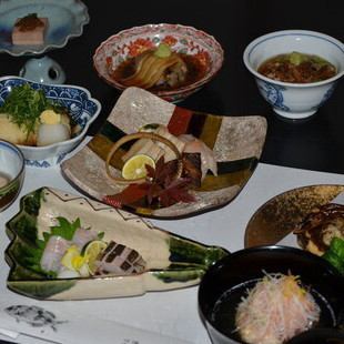 Conger eel kaiseki (course) meal