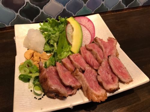 Seared Japanese Black Beef Hiuchi