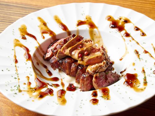 Rossini with Japanese black beef and foie gras