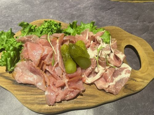 兩種類型的火腿