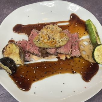 黒毛和牛とフォアグラのロッシーニ