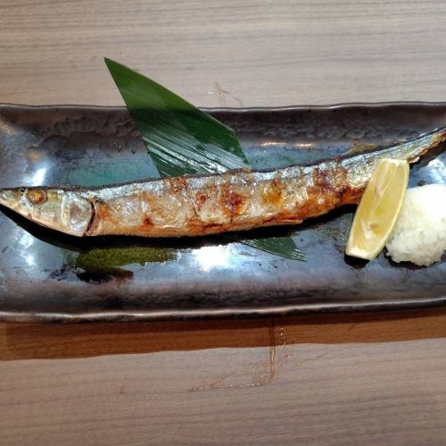秋刀魚の塩焼き