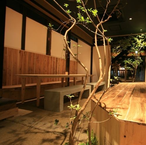 庭屋が演出する贅沢空間