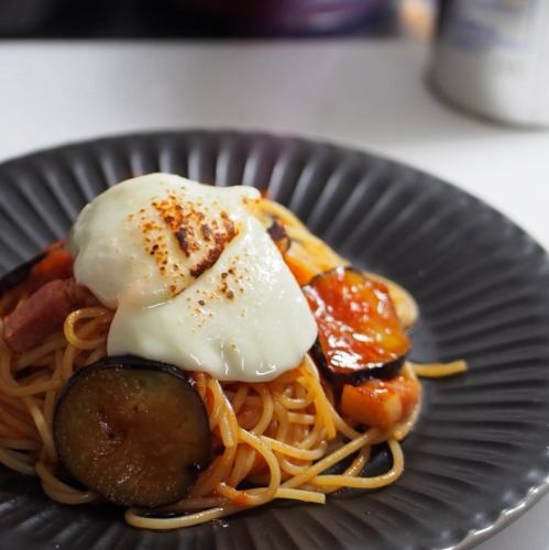 【NEW】ナスとモッツァレラのトマトパスタ