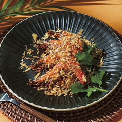 Fried soft shell shrimp