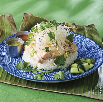 Mango Tree's aromatic vegetable Khao Man Gai