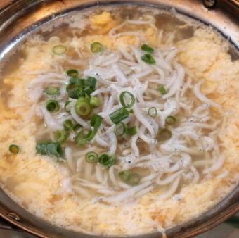 シラス玉子とじ