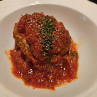 つみれバーグのアラビアータ