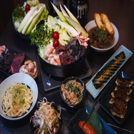 【当店限定】 絶品もつ料理&もつ焼きコース(2H 飲み放題付) 5,500円