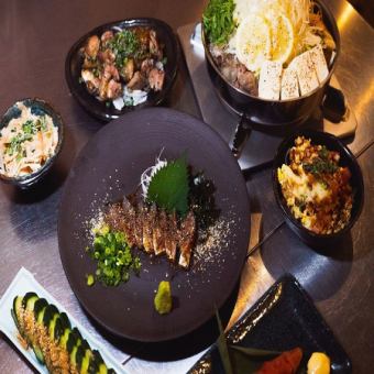 【店長おススメ】 博多ゴマサバ＆博多地鶏炭火焼き付 2H飲放題＜歓送迎会＞コース 6,000円