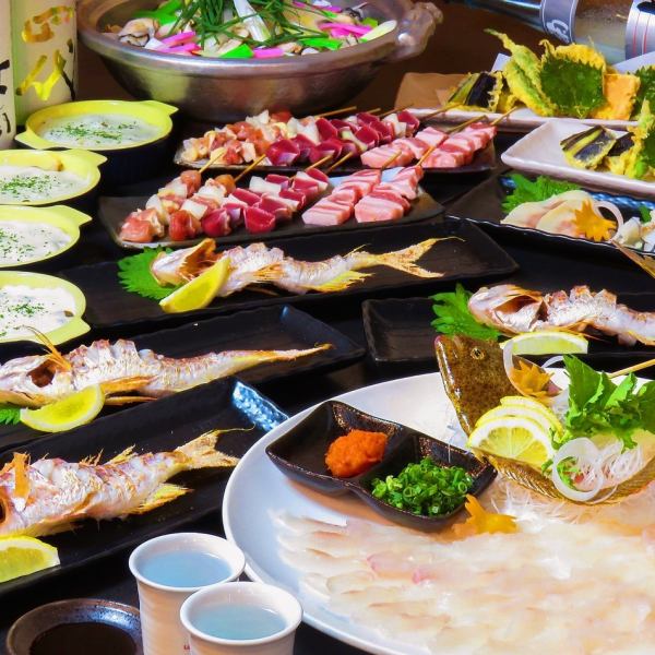 各種ご宴会におすすめ！生ビールもOK！2H飲み放題付きコース[5000円→4500円/6000円→5500円]（税込）