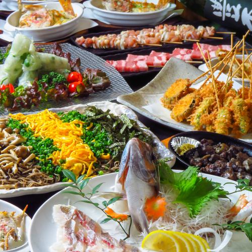 推荐用于各种宴会！另有生啤供应！2小时畅饮套餐[5,000日元→4,500日元/6,000日元→5,500日元]（含税）