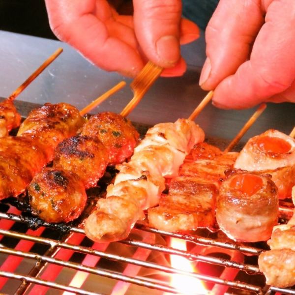 1本1本丁寧に焼き上げる串