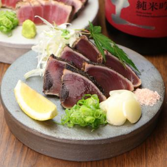 かつおの藁焼き