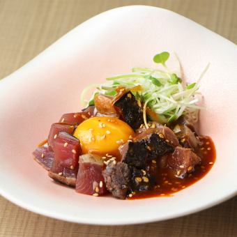 かつおのユッケ