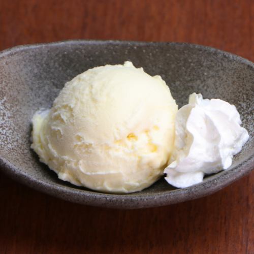 バニラアイス
