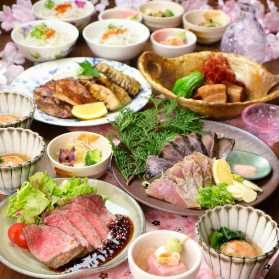 宴会コースは全て、飲み放題付きなので歓迎会にも最適◎