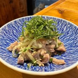 もつの梅肉和え