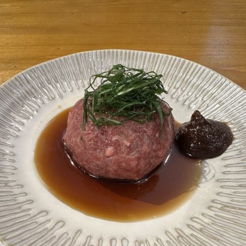 馬肉生つくね