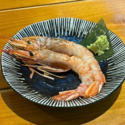 赤えび刺し