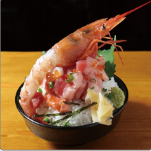 海鮮三色ひつまぶし丼ランチ