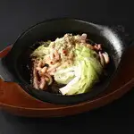 鉄板塩辛キャベツ