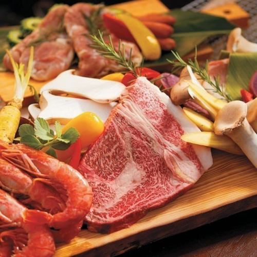 新宿の夜風を感じながら楽しむ！本格BBQ食べ放題