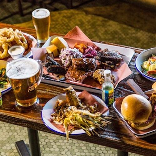 ランチはお得にBBQ食べ放題！昼から贅沢な時間