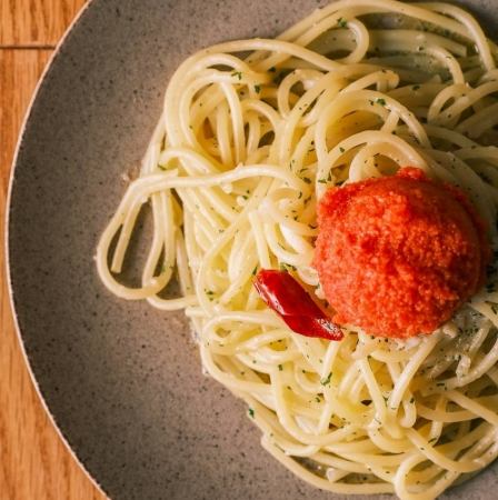 本気の明太子ペペロンチーノ