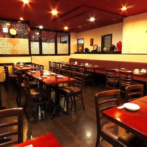 フロア貸切の団体利用は60名様から出来ます☆雨の時には店内で宴会を御利用下さい!!新宿南口・代々木駅から徒歩2分☆(新宿/南口/代々木/中華/飲み放題/個室)