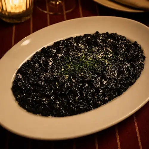 ブラックチーズリゾット