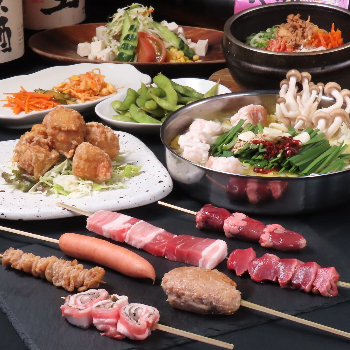 毎日丁寧に一本一本店内で仕込んでいます!焼鳥盛り合わせあり◎