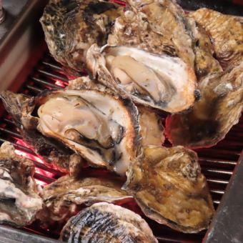【焼肉・焼牡蠣・寿司コース】焼き牡蠣等全8品 スタンダード飲み放題付き　6800円