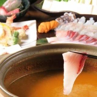 □■豪华□■海胆涮锅套餐 8,800日元（含税）