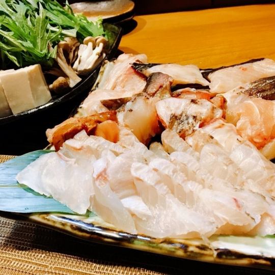 《鍋料理のみコース》天然クエ鍋コース  13,200円（税込）