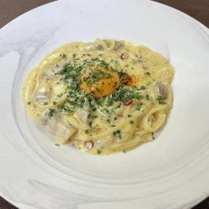 Pepetama Carbonara Peperoncino (spicy)