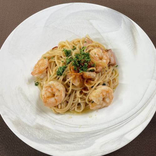 Owner's special shrimp peperoncino (spicy)