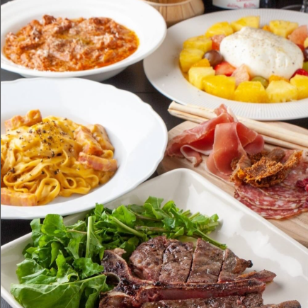 圧巻ビステッカ!Tボーン2kg~贅沢肉宴コース◎≪10,000円(税込)≫