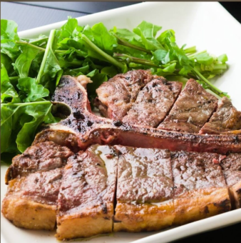【쇠고기 요리】T본 스테이크・400G
