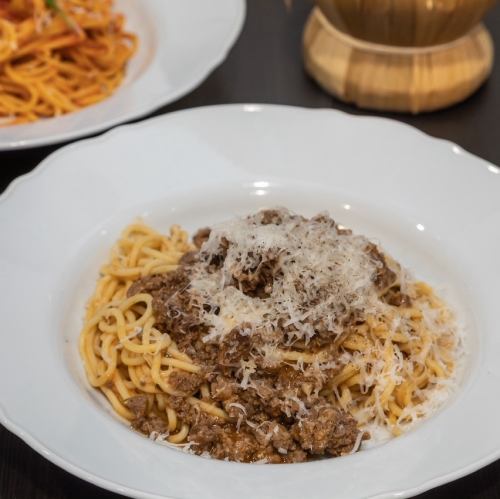 【パスタ】お肉がゴロゴロ　ボロネーゼ