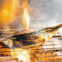 大トロサバの豪快焼き 丸一匹