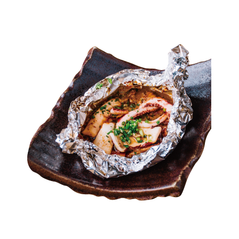 スルメイカのわた焼き