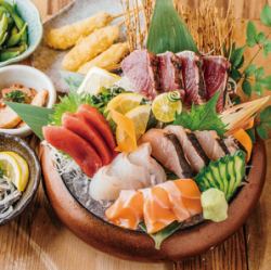 今月は!春の訪れ!「サワラ」入り!刺盛り5点 2~3人前